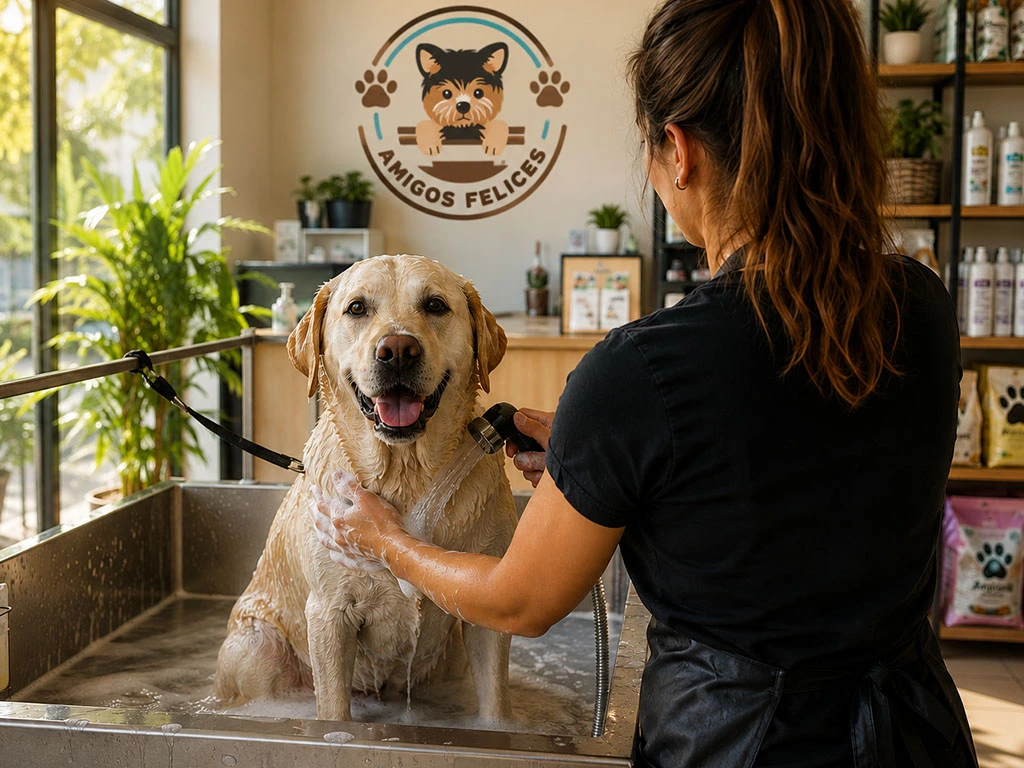 Espacio de baño y peluquería canina de Patitas Benavidez